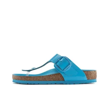 Birkenstock Rubber Sole Flip Flops Women's Sky Blue Narrow Fit