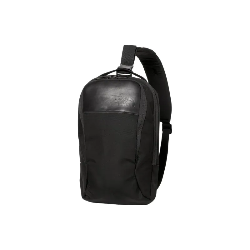 THE NORTH FACE Nylon With Cow Leather Shoulder Bag Unisex Black-0