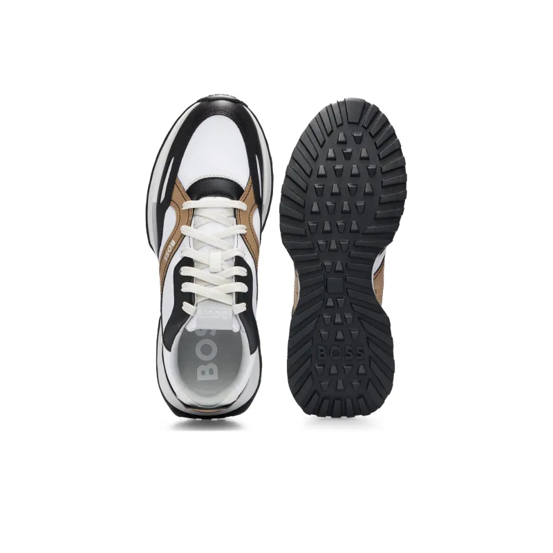 BOSS Leather-trimmed Sneakers-4