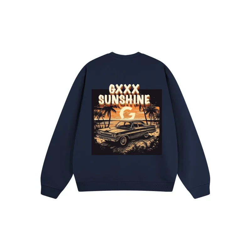 GXXX Pullover Crew Neck Sweatshirt Unisex-25
