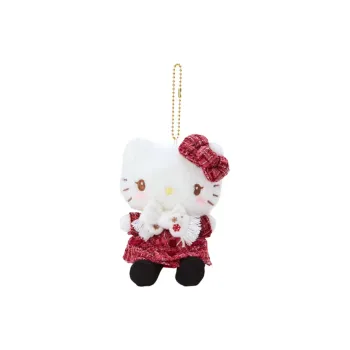 Sanrio Hello Kitty Winter Clothing Dolls Plush Pendant 14cm Height