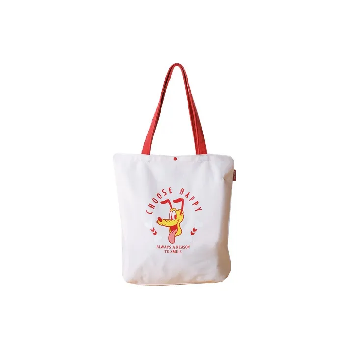 KOKUYO Disney, Collaboration Polyester Canvas Tote Bag, Shopping Bag, Canvas Bag, Shoulder Bag Unisex Beige-2