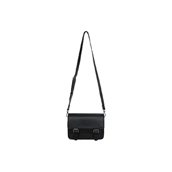 HAWA PU Messenger Bag Satchel Bag Crossbody Bag Regular Unisex Black