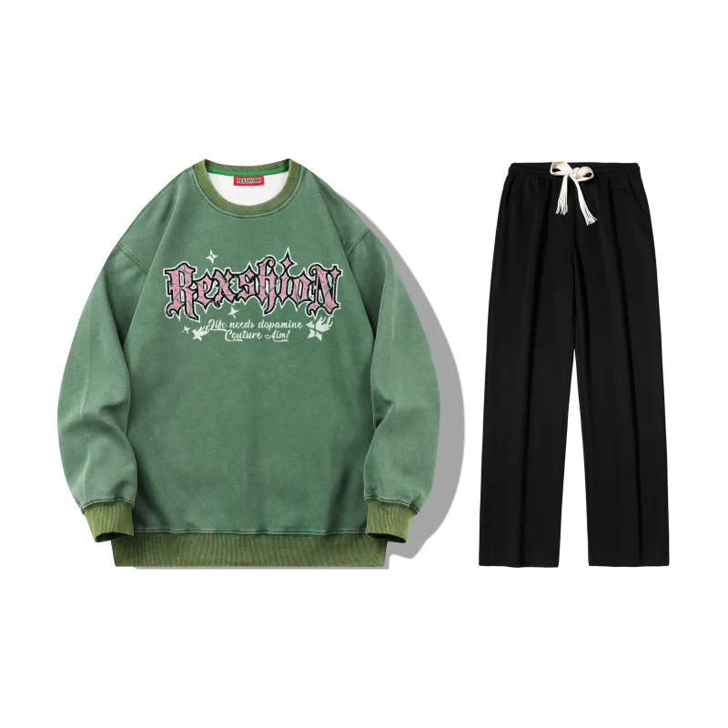 REXSHION Sweatshirt Sets Unisex-5