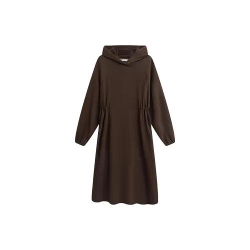 Broadcast Long-Sleeved Dresses Women's Oak Brown