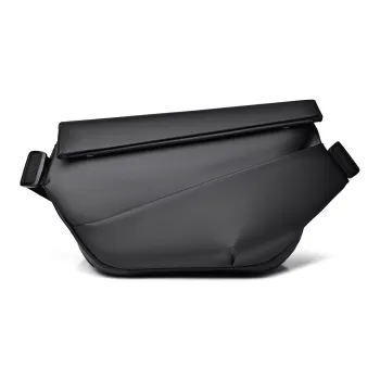 Deli Bear Nylon Cycling Bag Shoulder Bag Crossbody Bag Backpack Sling Bag Regular Men's Black/Gray