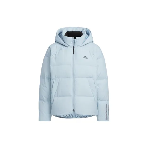 Adidas Down Jackets Women's Light Blue