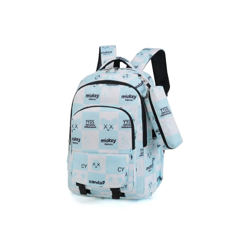 SURELAPTOP Oxford Laptop Backpack Regular Unisex Black/Gray/Pink/Blue-11