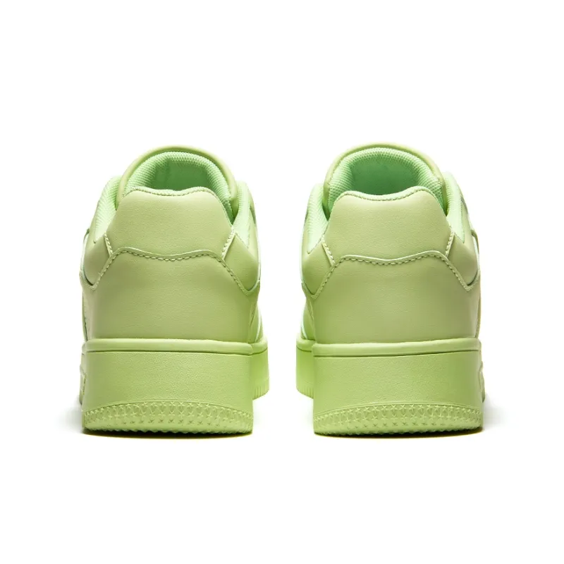 A1 Small White Shoes Coverage Wear-Resistant Lightweight Low-Top Skateboard Shoes Unisex-32