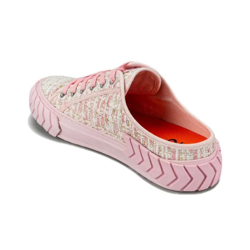 Both Rubber Sole Slip Resistant Closed Toe Slippers Women's Pink-4