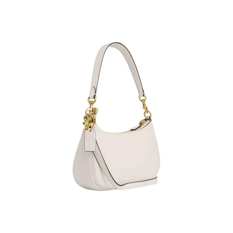COACH Teri Cow Leather Shoulder Bag Crossbody Bag Women's White-1