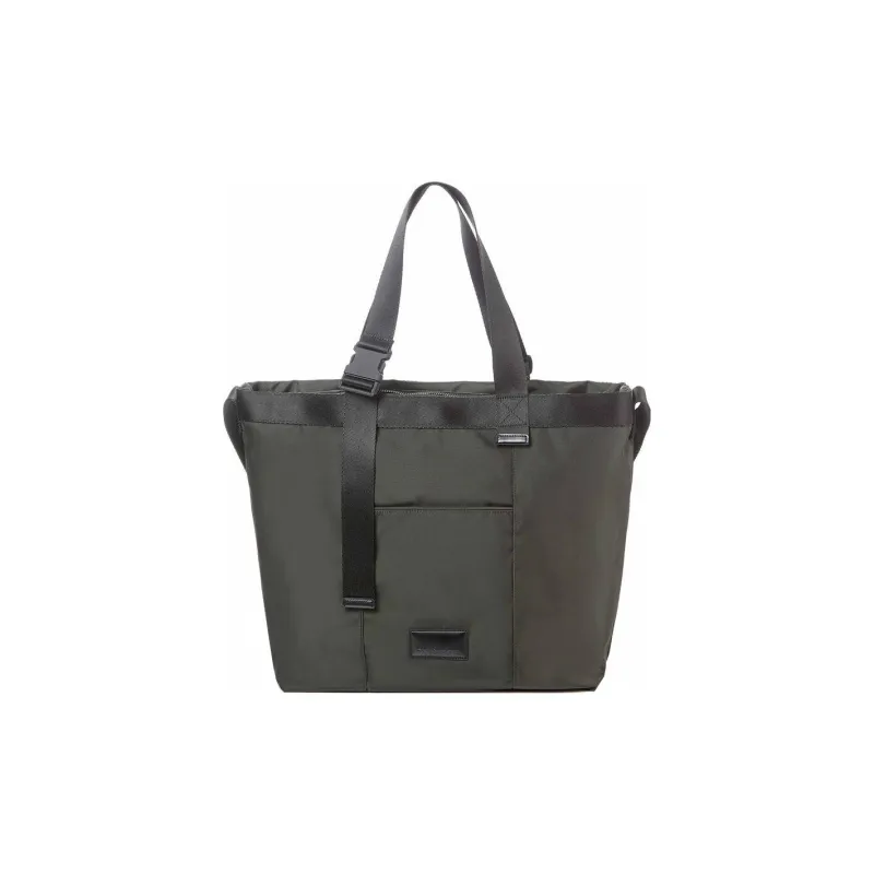 SAMSONITE Nylon Tote Bag Shopping Bag Handbag Shoulder Bag Unisex Khaki Green-0