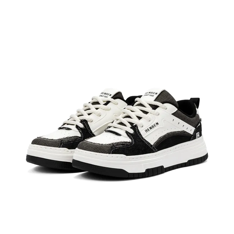 RENBEN Height Increasing Balance Lightweight Low-Top Skateboard Shoes Men's-7