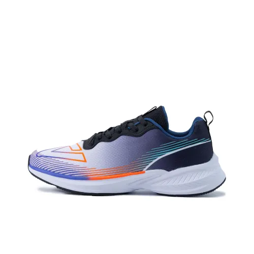 PEAK Cushioning Anti Slip And Wear Resistant Lightweight Rebound Low Top Running Shoes Men's White Black