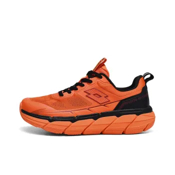 LOTTO Wear-resistant And Lightweight Low-Top Casual Running Shoes Men's Sunset Orange