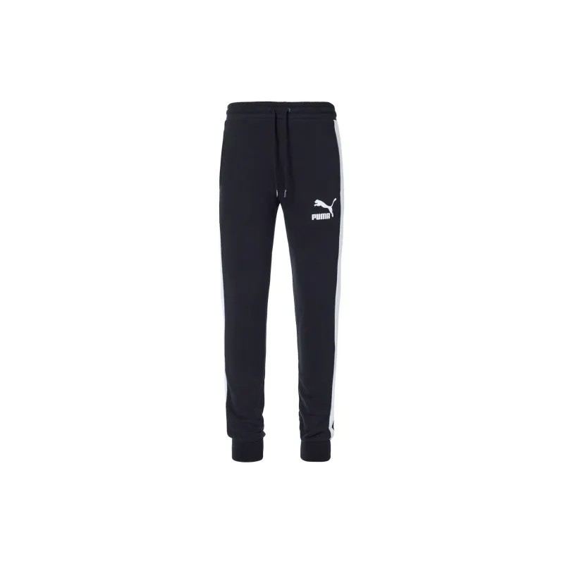 PUMA Knitted Sweatpants Men's Black-1