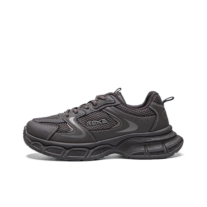 RENBEN Cushioning Anti-Slip Wear-Resistant Breathable Height Increasing Low-Top Chunky Sneakers Women's Coffee-0