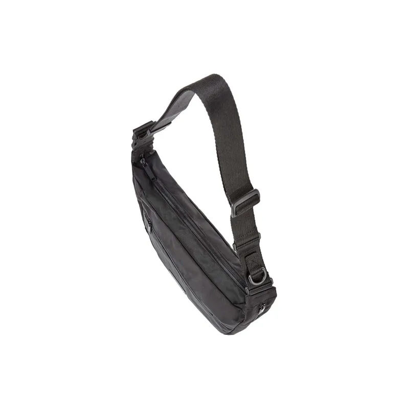 SAMSONITE Nylon Crescent Bag Handbag Shoulder Bag Unisex Black-5