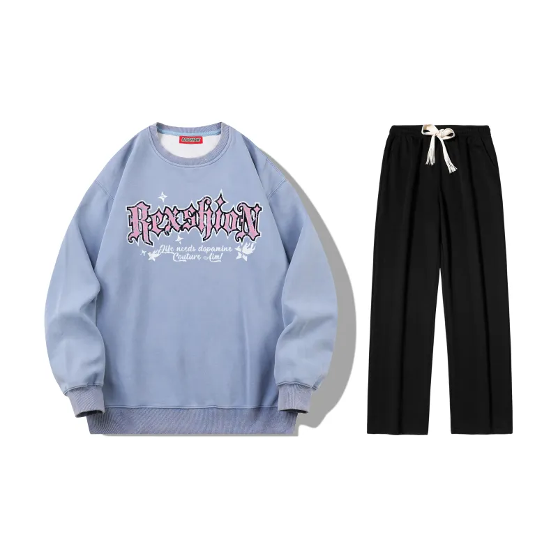 REXSHION Sweatshirt Sets Unisex-7