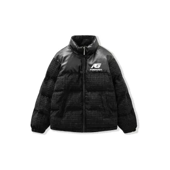 FORHUG Puffer Jackets Unisex Black