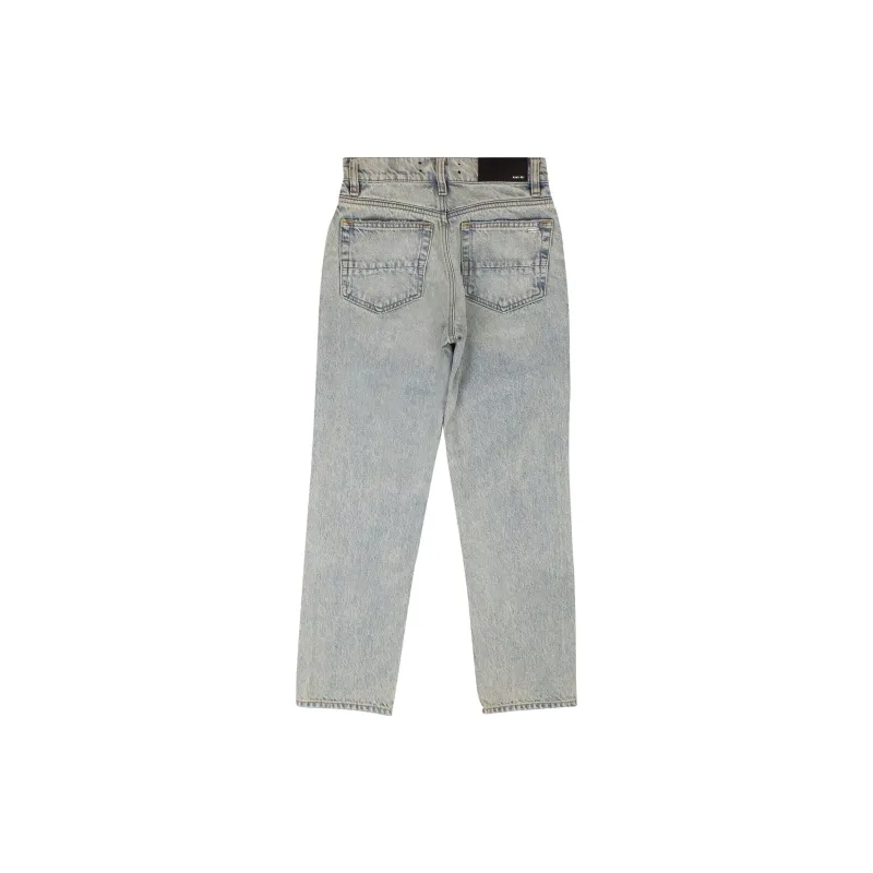 AMIRI Cropped Straight Thrasher Jeans-1