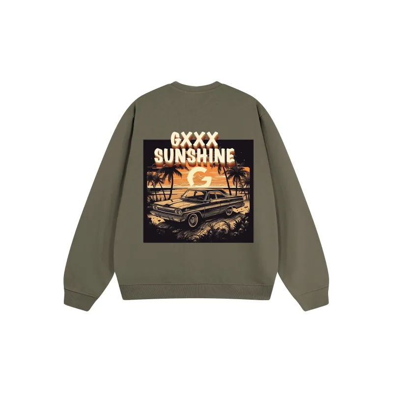 GXXX Pullover Crew Neck Sweatshirt Unisex-22