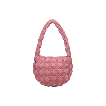 CARLYN Nylon Crossbody Bag Shoulder Bag Large Size Women's Rose Pink