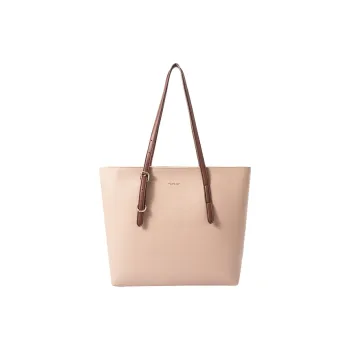 SEM/R Synthetic Leather Women's Bag, Shoulder Bag, Tote Bag Women's Green Tone/Ecru/Khaki/Black