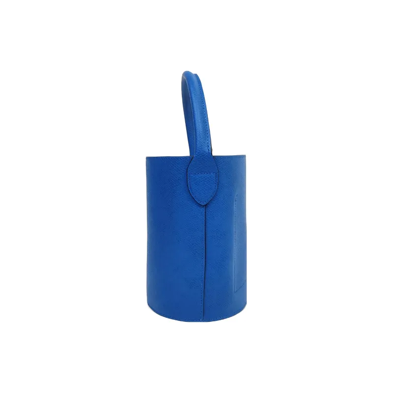 LONGCHAMP Épure Cow Leather Bucket Bags One Shoulder Handbags Small Size Women's Dark Blue-2