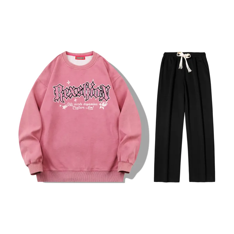 REXSHION Sweatshirt Sets Unisex-3