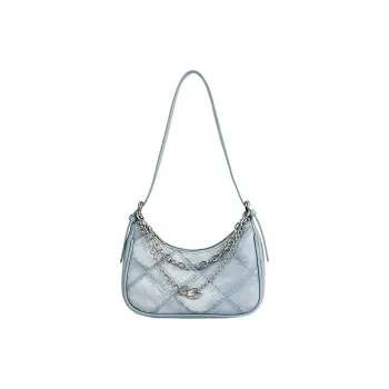BGAY PU Chain Bag, Shoulder Bag, Crescent Bag, Crossbody Bag, Shoulder Bag Regular Women's Blue/Black/White