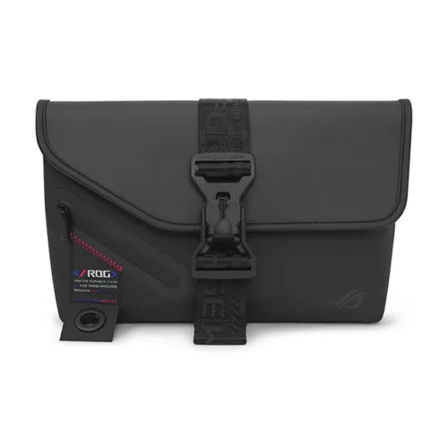 ROG 찢김 방지 방수 PU 및 폴리에스터 코팅 TPU 원단 노트북 가방 블랙 남녀공용