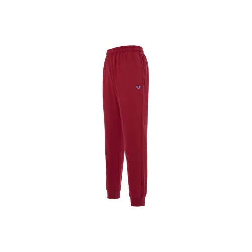 Champion Knitted Sweatpants Men Burgundy