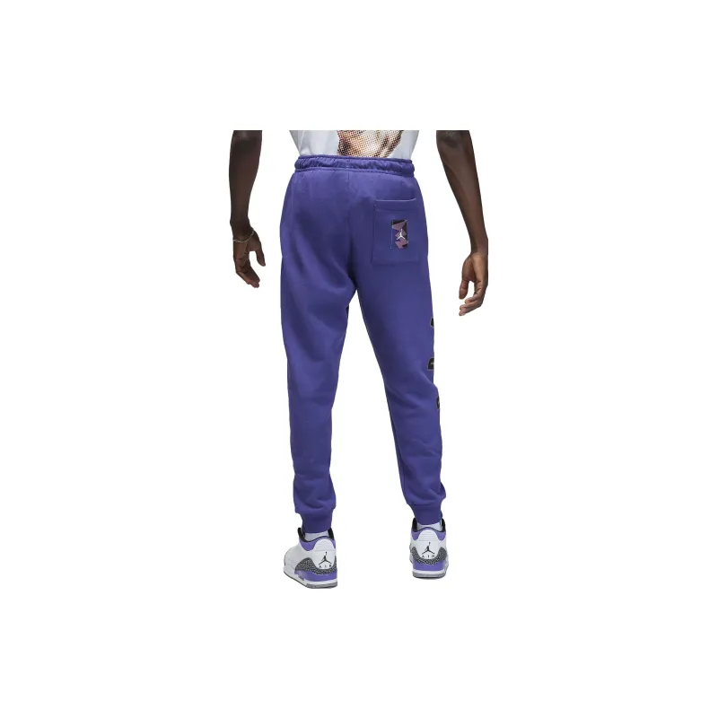 Jordan Flight MVP Knitted Sweatpants Men Sky Purple-1