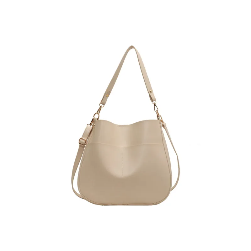 UNITE STAR PU Soft Leather Tote Portable Crossbody Armpit Shoulder Bag Medium Size Women's White/Black/Brown/Coffee-12