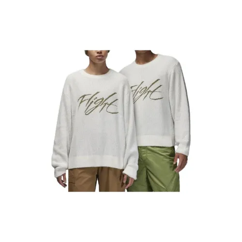 Jordan Flight Sweaters Unisex Ivory White