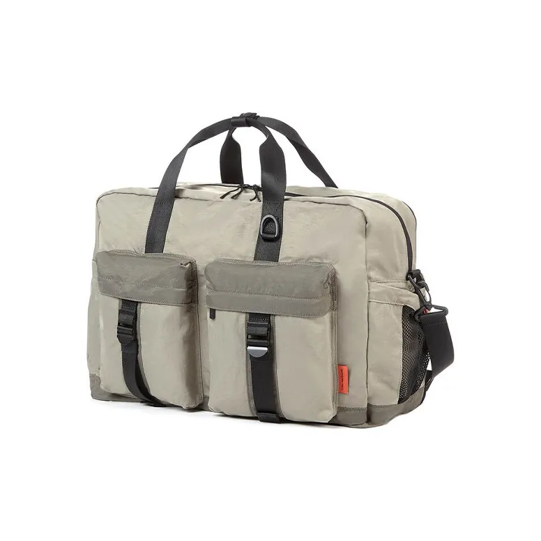 SAMSONITE Nylon Boston Bag Shoulder Bag Crossbody Bag Handbag Extra Large Men's Bright Khaki-1