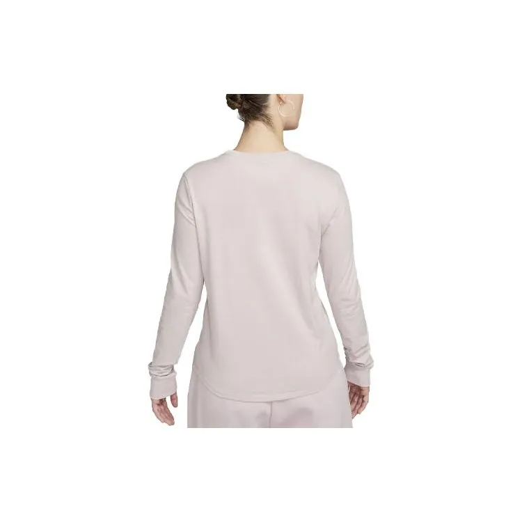 Nike Sportswear Essentials Series T-Shirt Women's White Gold Purple-1