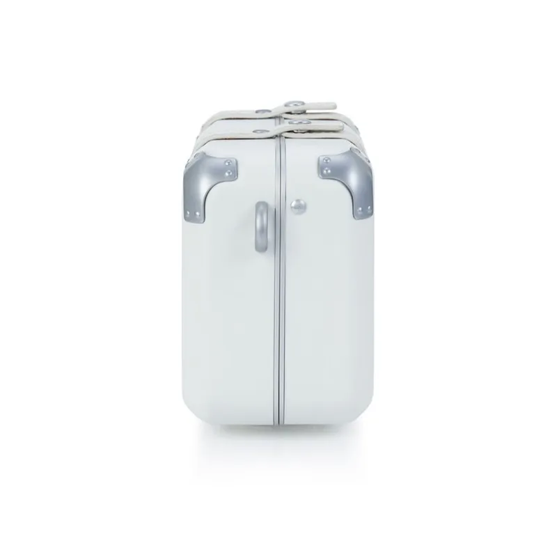 SAMSONITE Polycarbonate With Leather Patchwork Box Bag Crossbody Bag Shoulder Bag Unisex White-3
