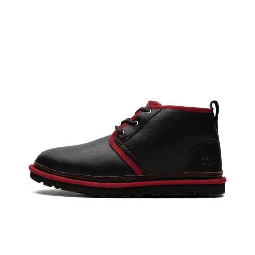 UGG Neumel "Black / Red" Leather Boots