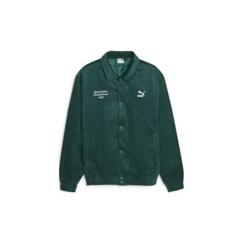 PUMA Jackets Men Green