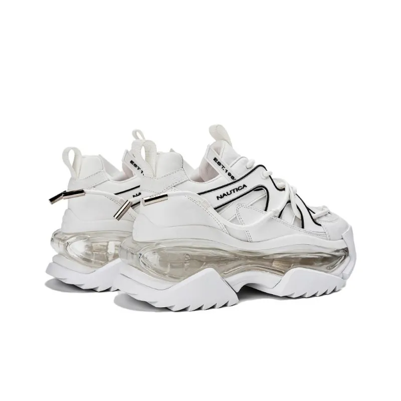 NAUTICA Anti-Slip Wear-Resistant Breathable Height Increasing Low-Top Chunky Sneakers Women's-4