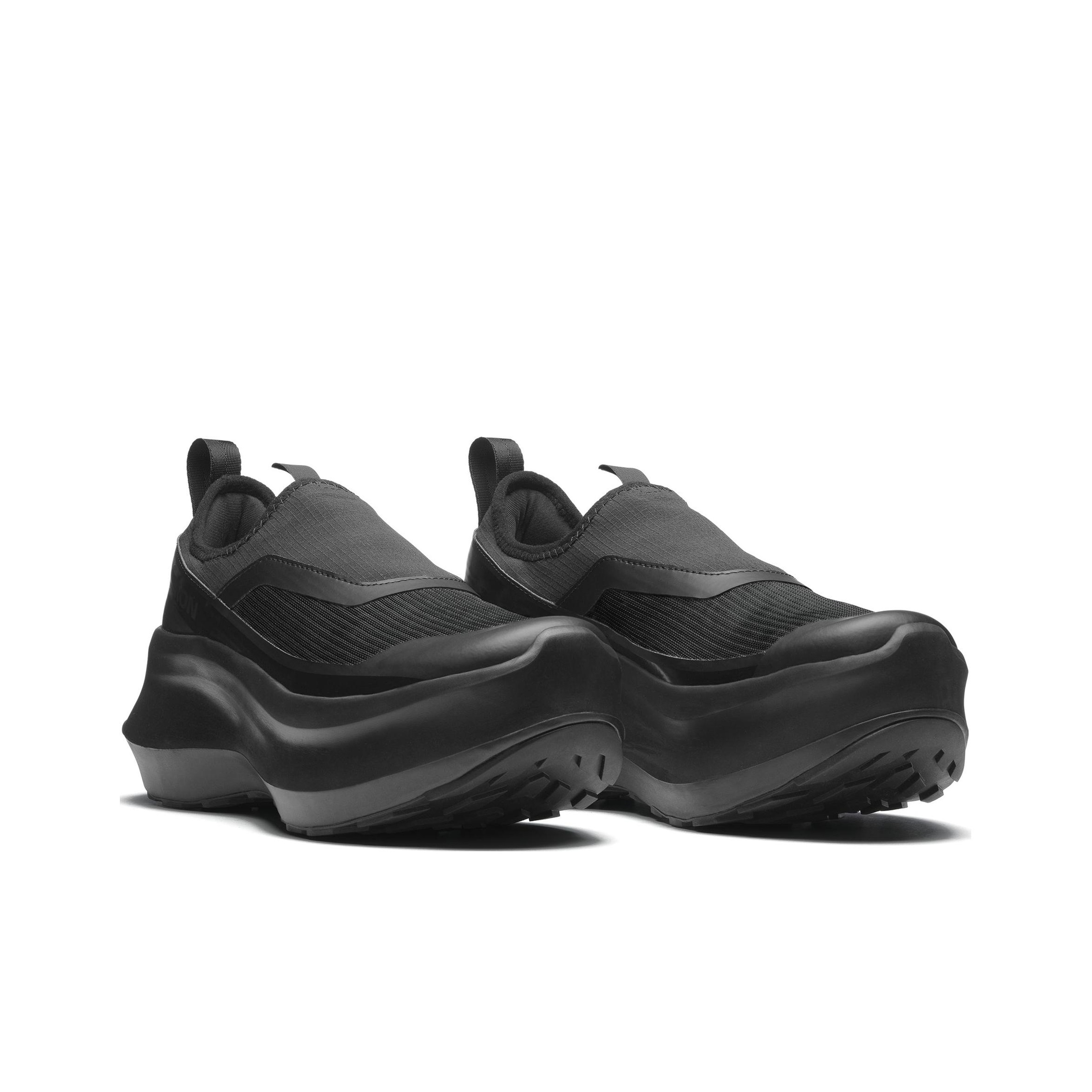 SALOMON Platform Slip-On Comme Des Garcons Black - POIZON