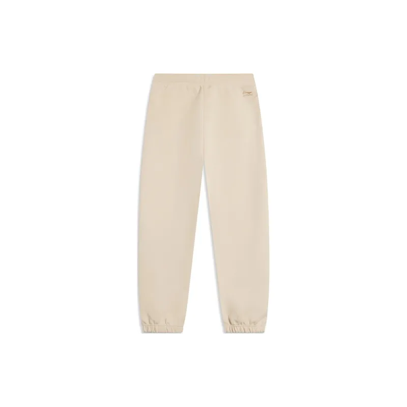 LiNing Sports Lifestyle Collection China Culture Collection Knitted Sports Pants Women's Dusty Khaki-1