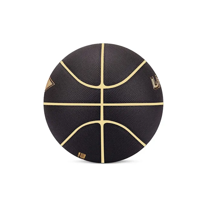 LiNing PU Basketball Black Gold Size 7 Training Competition Unisex-3