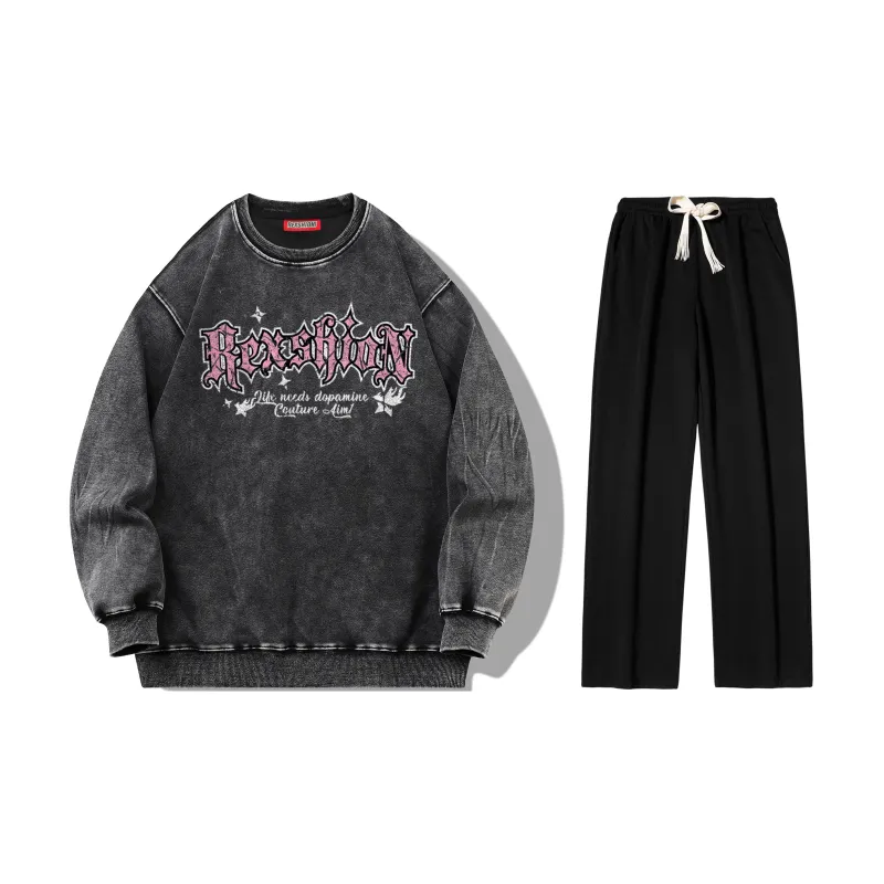 REXSHION Sweatshirt Sets Unisex-9