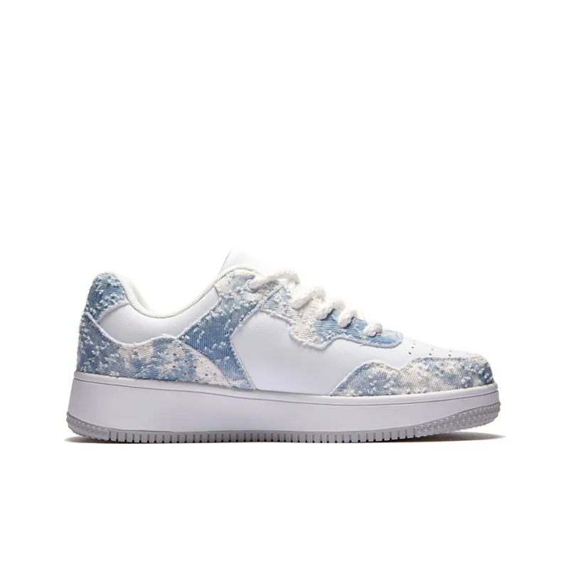 A1 Small White Shoes Coverage Wear-Resistant Lightweight Low-Top Skateboard Shoes Unisex-63