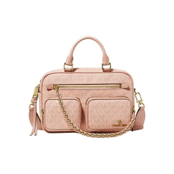 MICHAEL KORS Elliot Coated Canvas Messenger Bag Shoulder Bag Crossbody Bag Handbag Medium Size Women's Ballet Dance