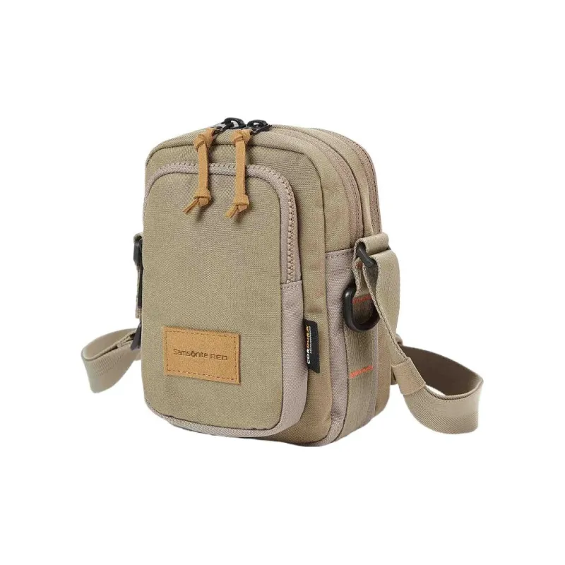 SAMSONITE Polyester Camera Bag, Shoulder Bag, Crossbody Bag Mini Unisex Khaki-1