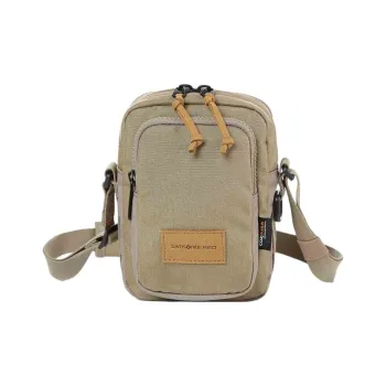 SAMSONITE Polyester Camera Bag, Shoulder Bag, Crossbody Bag Mini Unisex Khaki